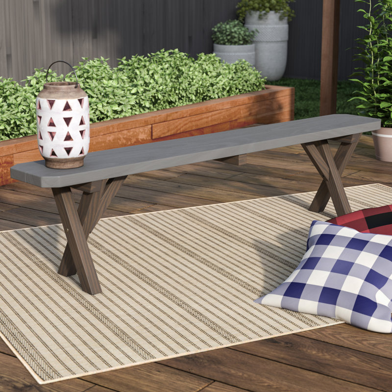 Loon Peak® Morrow Wood Picnic Bench & Reviews Wayfair